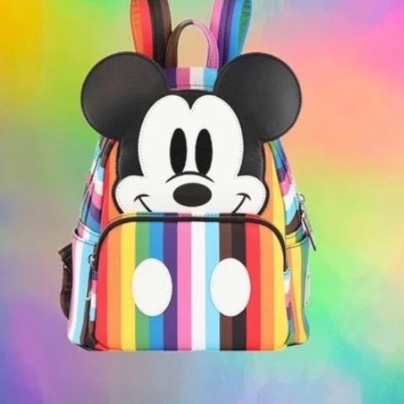 Loungefly Disney Mickey Mouse Pride Mini Backpack